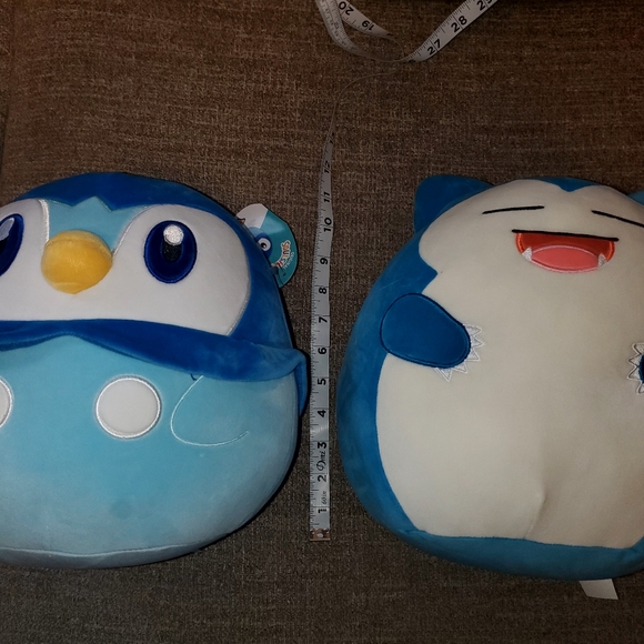 Pokemon Squishmallows Set of 5 Pikachu Snorlax Gengar Togepi Piplup ~ NEW - Picture 3 of 16